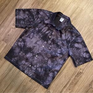 ♣️NEW♣️ CUSTOM NIKE TIE DYE MEN’S BUTTON UP SHORT SLEEVE